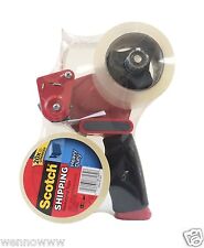 New Heavy Duty 3m Scotch Clear Packing Amp Shipping Tape 2 Rolls With Dispenser