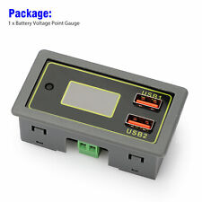 12v 24v Lcd Dc Battery Voltage Capacity Monitor Meter Amp Cars Rv Solar System