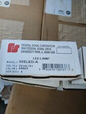 Federal Signal Msled A Led Lamp 24vacdc Amber