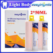 Easyinsmile Light Body Silicone Impression Materials 250ml Cartridge Dental Use