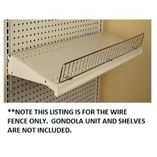 Gondola Shelf Wire Fence 3 H X 48 L Lozier Madix Chrome Finish 20 Pieces