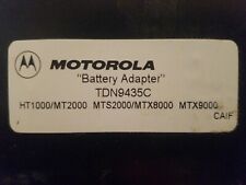 Motorola Battery Adapter Tdn9435c Charger And Conditioner Pocket Ht1000mt2000