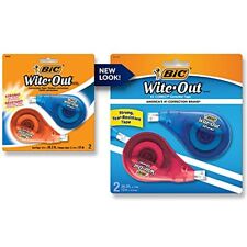 Bic Wite Out Brand Ez Correct Correction Tape White 2 Count