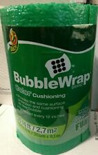 Duck Brand Green 30 Length X 12 Wide Color Cushioning Bubble Wrap Perforated