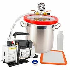 3 Gallon Vacuum Chamber And 3 Cfm Pump Kit For Degassing Silicone Epoxy