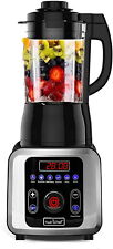 Professional Smoothie Blender Heating 1200w High Speed Commercial Heavy Duty New