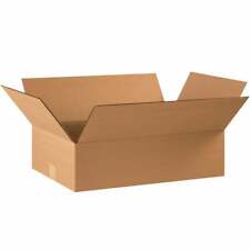 Myboxsupply 22 X 12 X 6 Flat Corrugated Shipping Boxes 25 Per Bundle