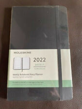 Mew Moleskine Notebook 12 Month 2022 Weekly Planner Soft Black Cover Large