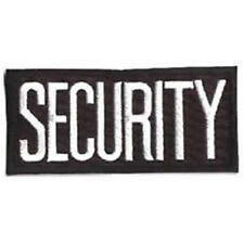 2 Small Security Patches Badge Emblem 4 14 Inches X 2 Inches Whiteblack
