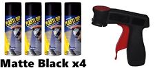 Plasti Dip Matte Black 4 Pack Wheel Kit Spray 11oz Aerosol Cans Trigger