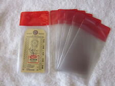 Lot Of 5 Heavy Duty Fire Extinguisher Tag Covers 3 14 X 7