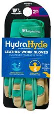 Wells Lamont Womens Leather Work Gloves Hydrahyde Water Resistant 2 Pairs