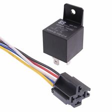 12v Automotive Changeover Relay 40a 5 Pin With Socket Holders
