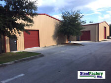 Steel Factory 40x75x16 Metal Frame Ibeam Storage Garage Auto Repair Building