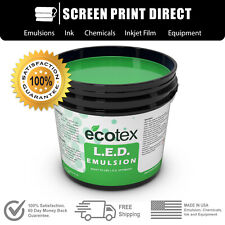 Ecotex Led Textile Pure Photopolymer Screen Printing Emulsion 1 Gal 128 Oz