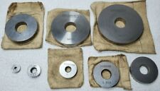 Vtg Rare Brown Amp Sharpe Round Disc Micrometer Standard Gauge Set 500 3000