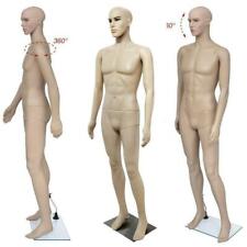 Male Mannequin Full Body Realistic Shop Display Head Turns Form With Base Us