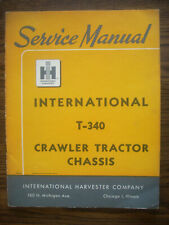 Ih Farmall Mccormick International T340 Crawler Chassis Service Manual