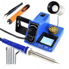 60w Smd Rework Soldering Iron Station Kit Desoldering Repair Stand Variable Temp