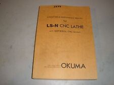Okuma Ls N Cnc Lathe Osp 3000l Control Maintenance Operation Manual