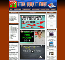 Stock Market Store Business Website For Sale Amazon Store Google Adsense