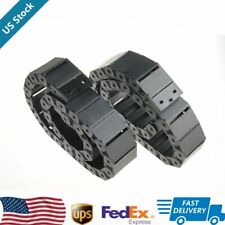 2x R38 18mm X 50mm Black Plastic Semi Closed Cable Drag Chain Wire Carrier 1m Us