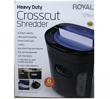 Royal Heavy Duty Crosscut 1216x 525gal12 Sheet Paper Shredder C