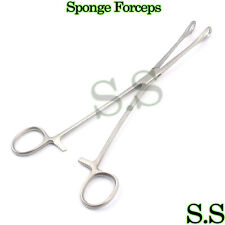 Sponge Forceps 10 Straight Gynecology Surgical Instruments