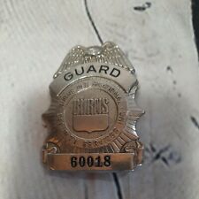 Burns International Security Officer Guard Badge Numbered Obsolete Costume