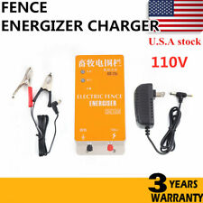 Solar Electric Fence Energizer Charger High Voltage Pulse Electric Cattle Fence