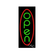 New Open Vertical 27x11 Solid Amp Animated Led Sign Withcustom Options 21010