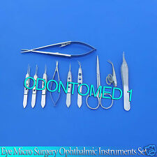 12 Pc Or Grade Eye Micro Surgery Surgical Ophthalmic Instruments Kit Set Ey 014