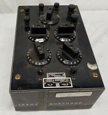 Vintage Leeds Amp Northrup Model 4760 Bridge Resistance Instrument Un Tested