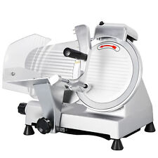 10 Blade Commercial Meat Slicer Deli Cheese Food 530rpm Electric Cutter Kitchen