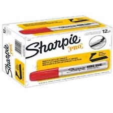 Sharpie 15002 King Size Water Resistant Chisel Tip Permanent Marker 1 Ea Red