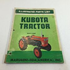 Genuine Kubota Tractor Model L260p Illustrated Parts List Original