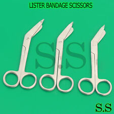 3 Lister Bandage Scissors 55 Surgical Medical Instruments