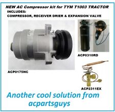 New Ac Compressor Kit For Tym T1003 Tractor Drier Valve 5110511 Branson 6530