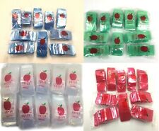 15125 15x125 Apple Brand Bags Ziplock Baggies 1000 Pack Choose The Color