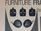 5 Herman Miller Aeron Mirra Embody Chair Soft Wheel Casters For Hardwood Floors
