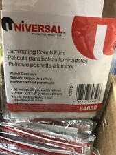 18 25 Packs Universal Clear Laminating Pouches 5 Mil 2 18 X 3 38 Card Size