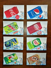 8 Soda Vending Machine 12oz Can Vend Labels Flavor Strip Variety Pack
