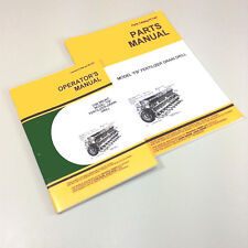 Operators Parts Manuals For John Deere Van Brunt Fb 168 16x8 Grain Drill Owners
