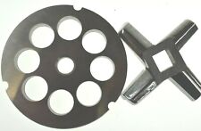 32 X 34 Stainless Meat Grinder Plate Amp Heavy Duty Knife For Hobart Biro