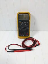 New Listingfluke 87 True Rms Digital Multimeter Withyellow Case And Leads Works Great
