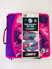 Case It The Mighty Zip Tab Ring Binder 3 Capacity Zippered Carry On Binder