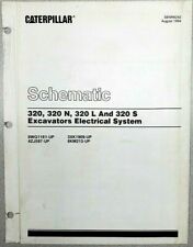Electrical Schematic For Cat Caterpillar 320 Excavators Senr6242