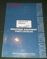 Toyota 7fbeu15 7fbeu18 7fbeu20 7fbehu18 Forklift Truck Parts Manual Book Catalog