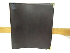 Vintage Hazel Usa Faux Leather Portfolio Folder Note Pad 11x 105 3 Ring Binder