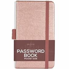 Alphabetized Password Organizer Journal Notebook Pocket 35x62 Hardcover
